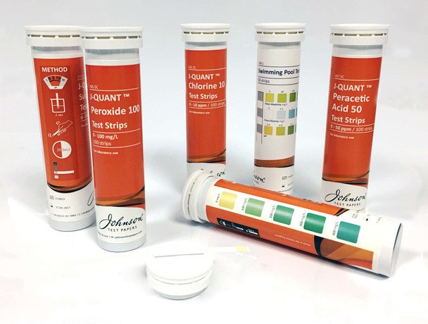 216.1 J-QUANT Free Chlorine 20, 100 strips/pk