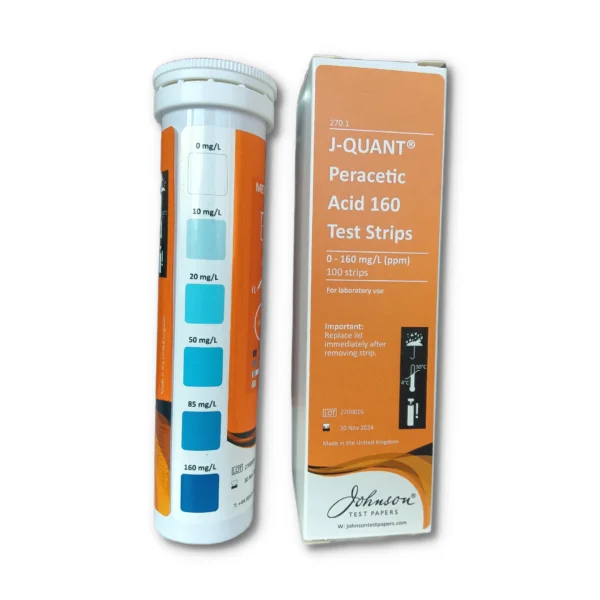 J-QUANT Peracetic Acid 160   Fast Chemical Indicator Test Strips 270.1
