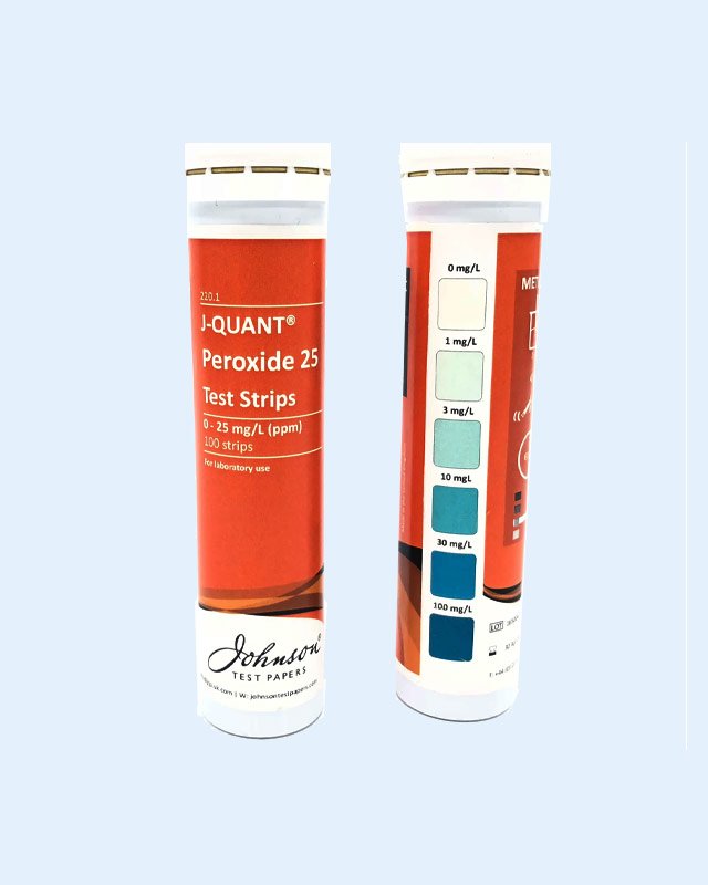 J-QUANT® Peroxide 25 test strips