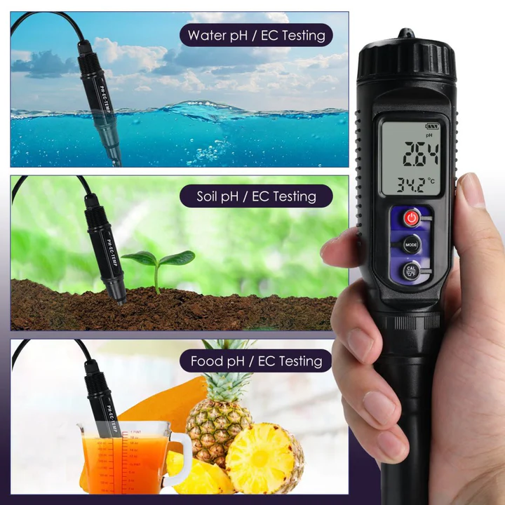WQM-448 Soil  Waterproof pH/EC/Temperature 3 in 1 tester