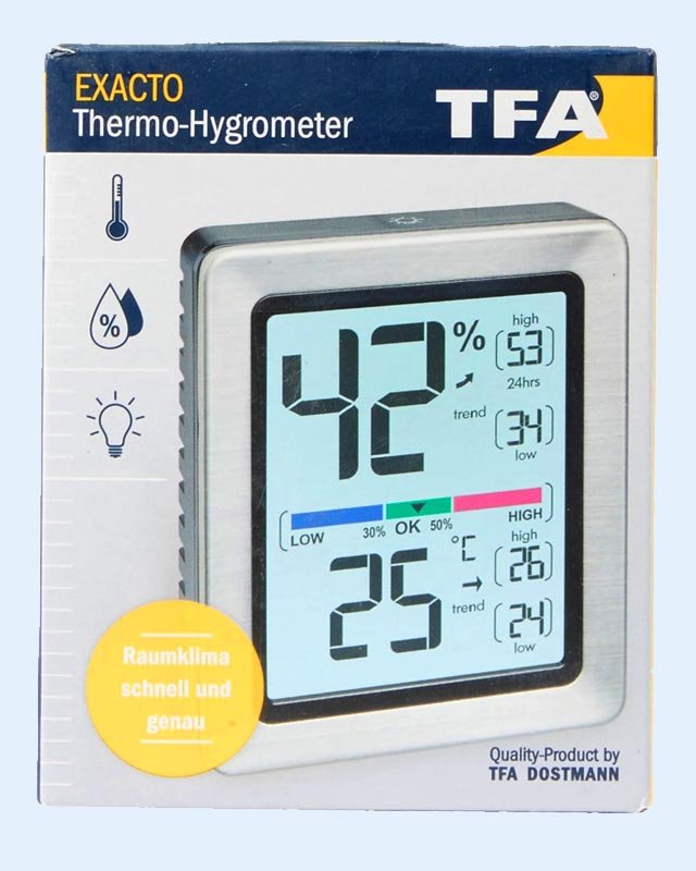 30.5047.54  Digital Thermo-Hygrometer EXACTO